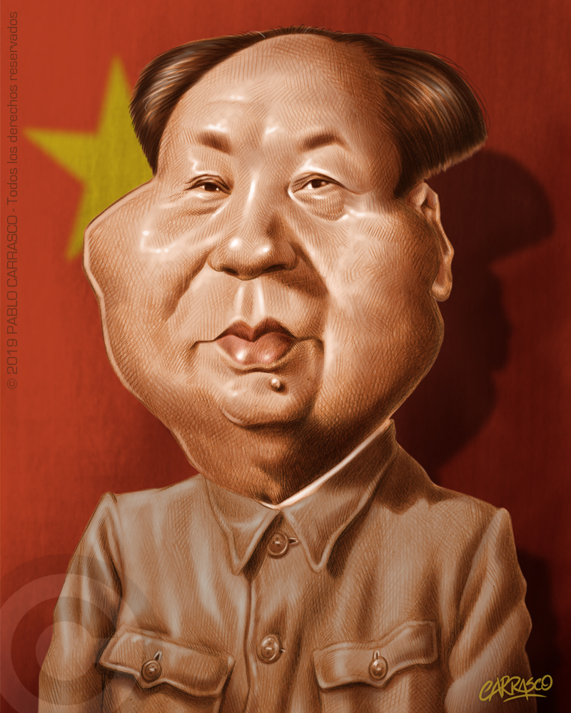 Caricatura de Mao Zedong (2019)