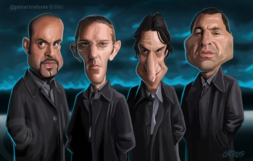 Caricatura de Los Simuladores (2021)